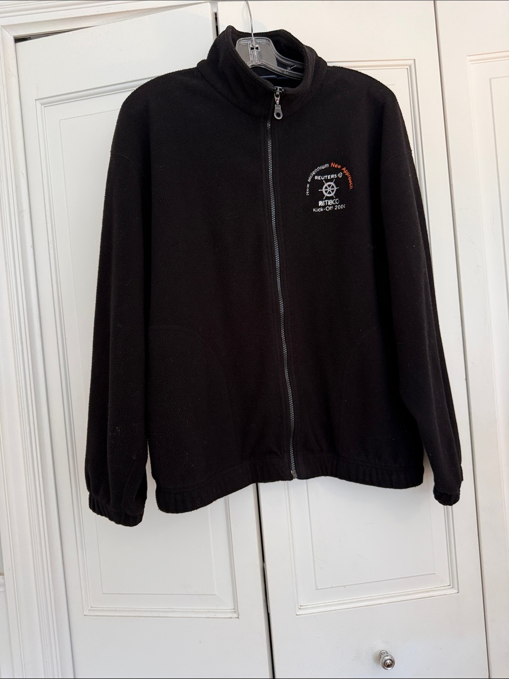 Black Full-Zip Fleece Jacket - Unbranded